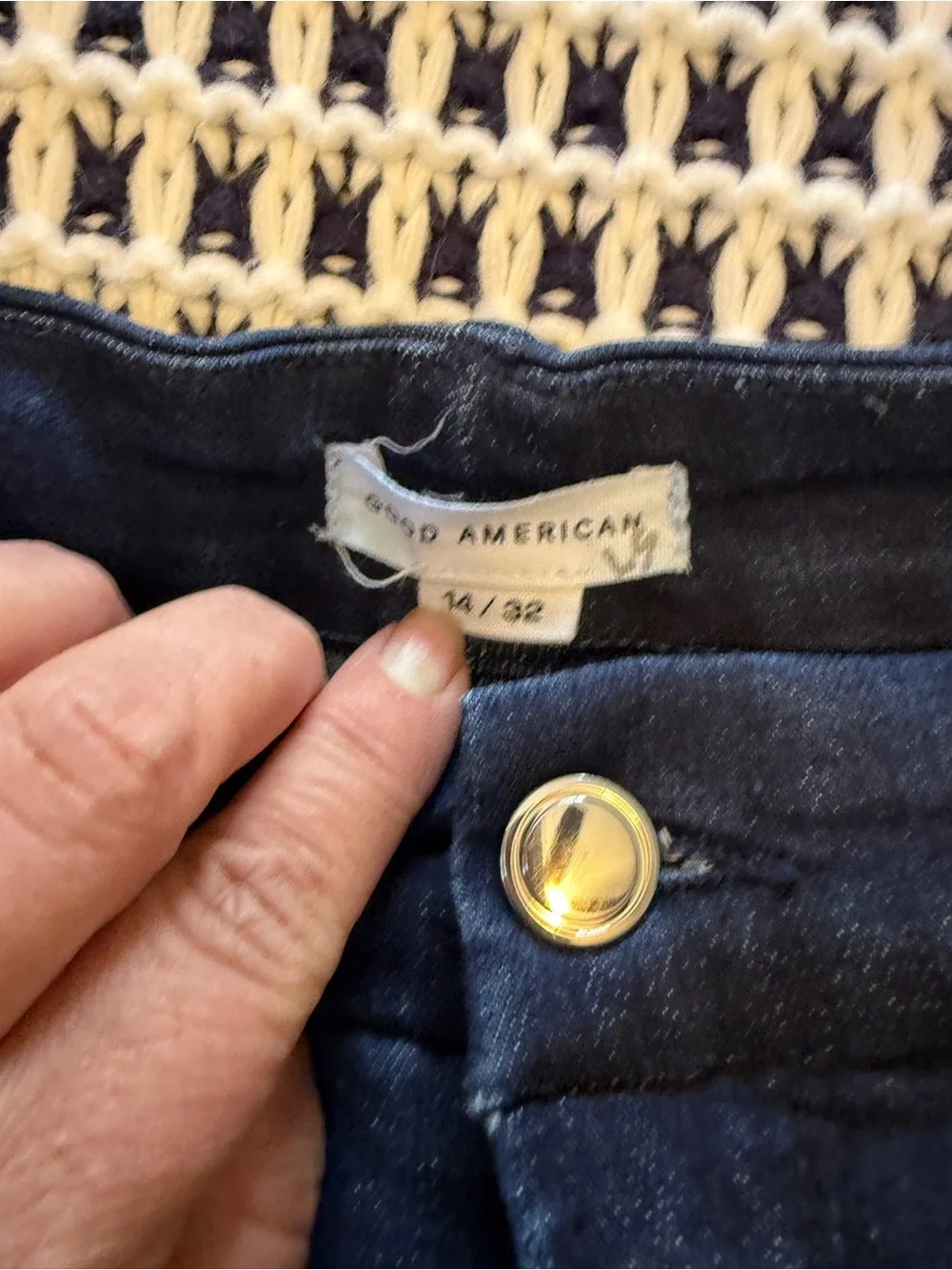 Good American Straight Jeans Women size 14